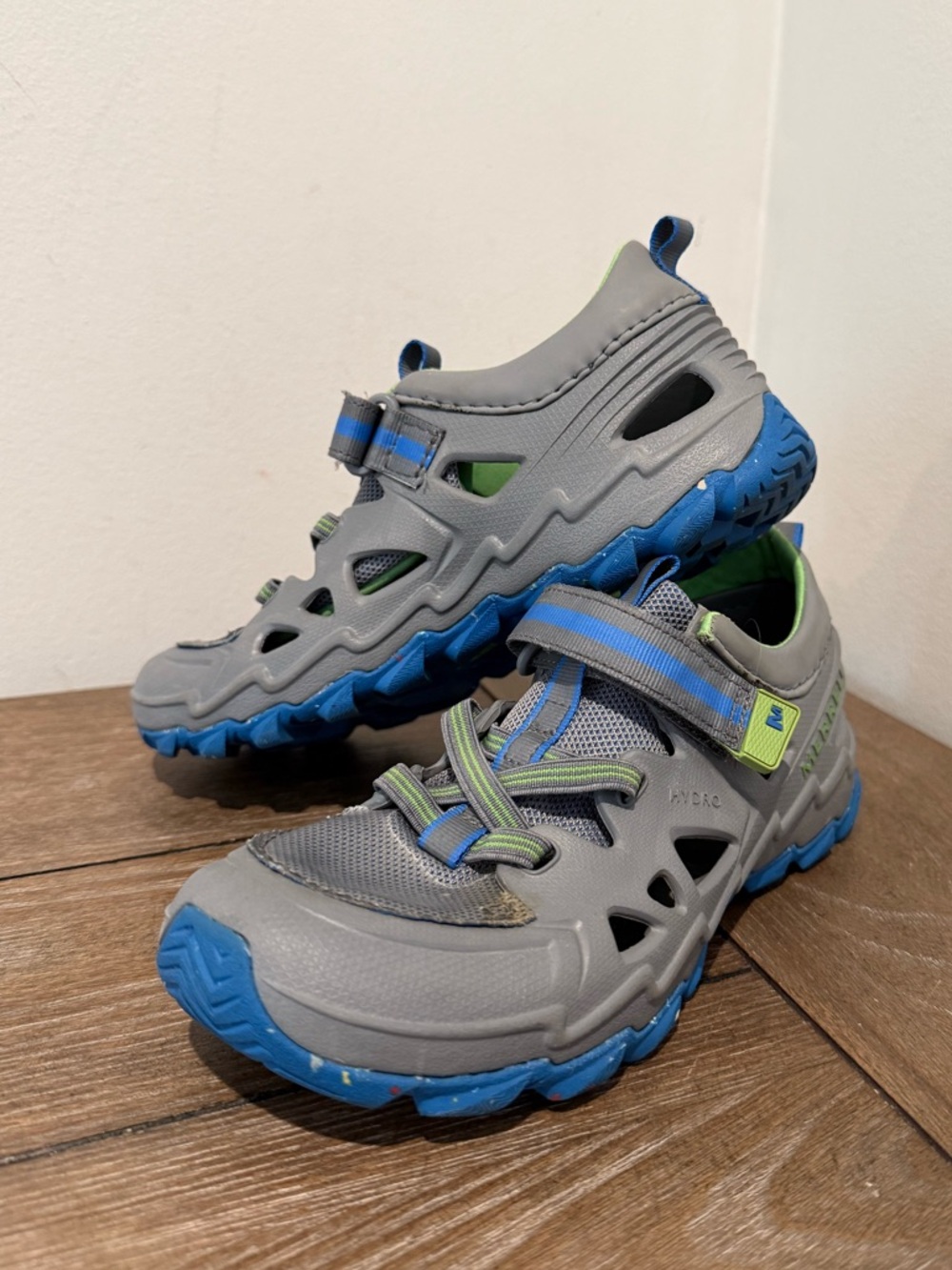 Merrell Hydro 2 Sandals Size 2 Little Kids Blue Water Shoes Boys Waterproof